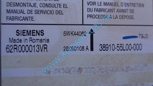 riadiaca jednotka na airbagy na suzuki sx4, 38910-55L00